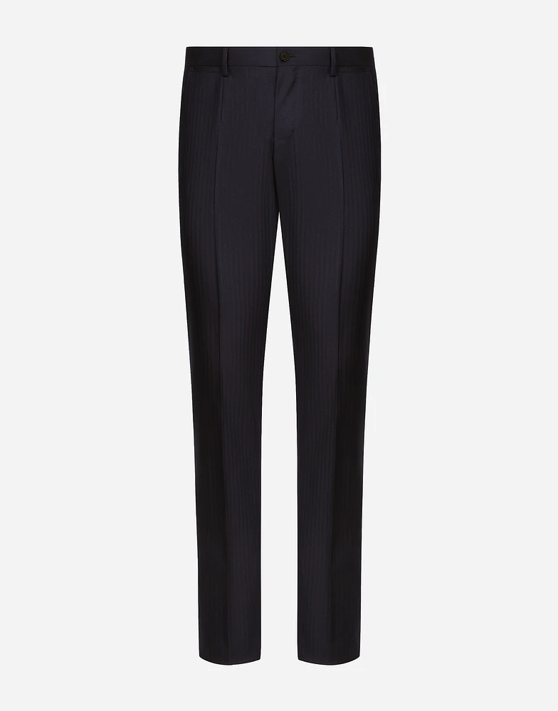 Tailored virgin wool pants
