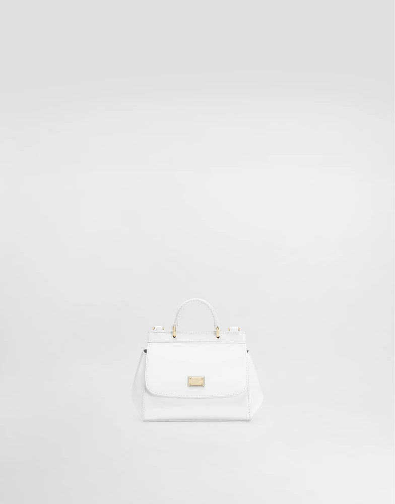 Patent leather mini Sicily bag