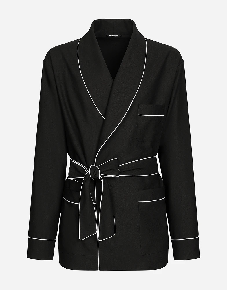 Wool robe