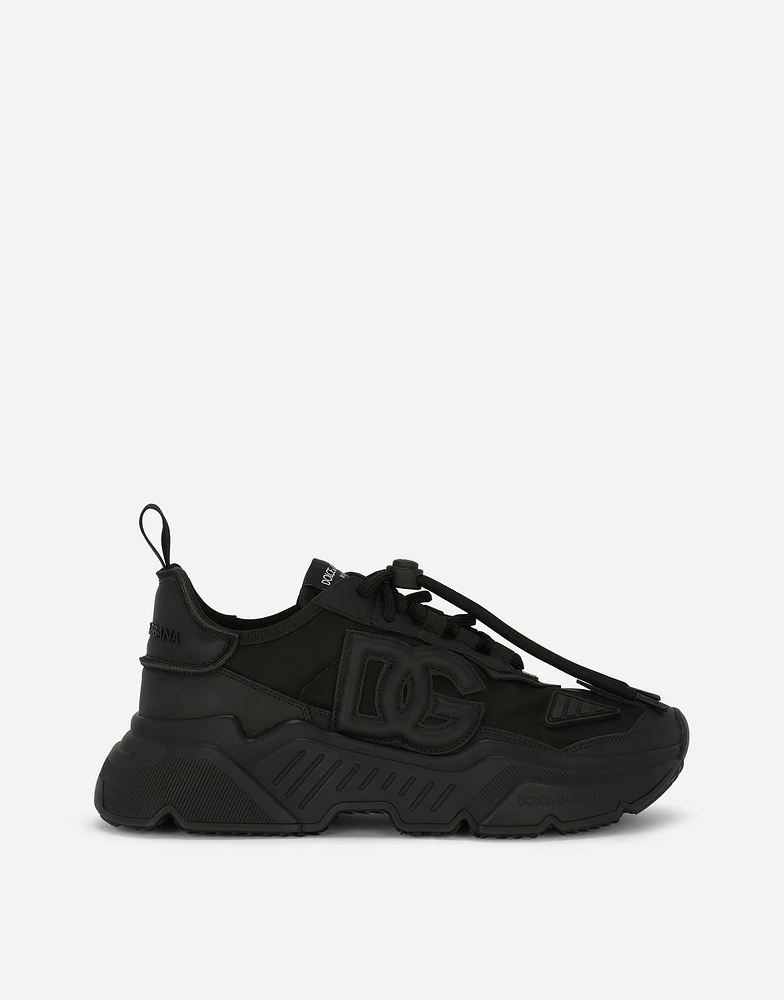 Mixed-materials Daymaster sneakers