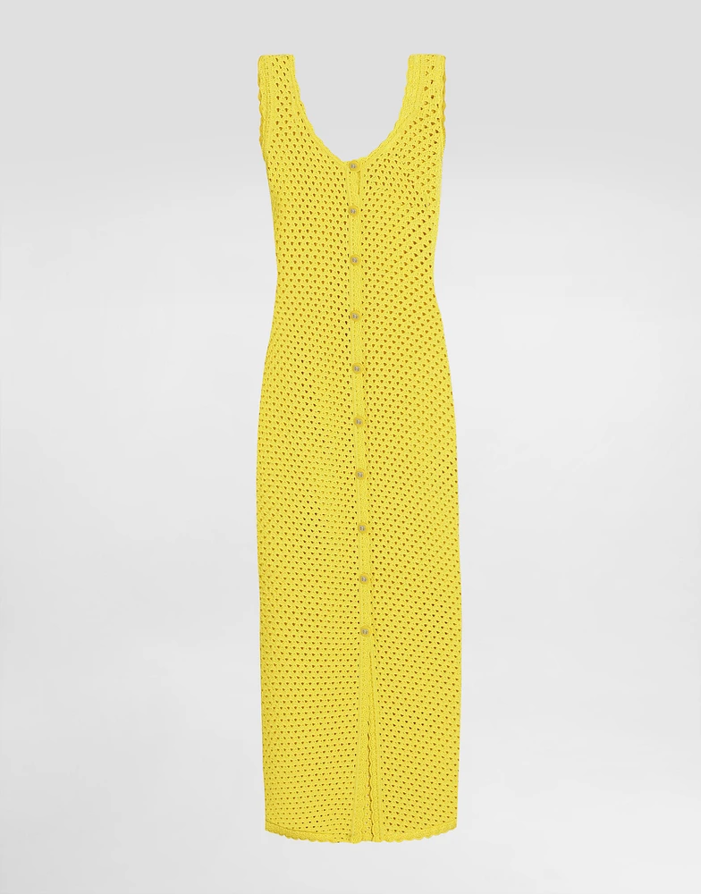 Long crochet dress