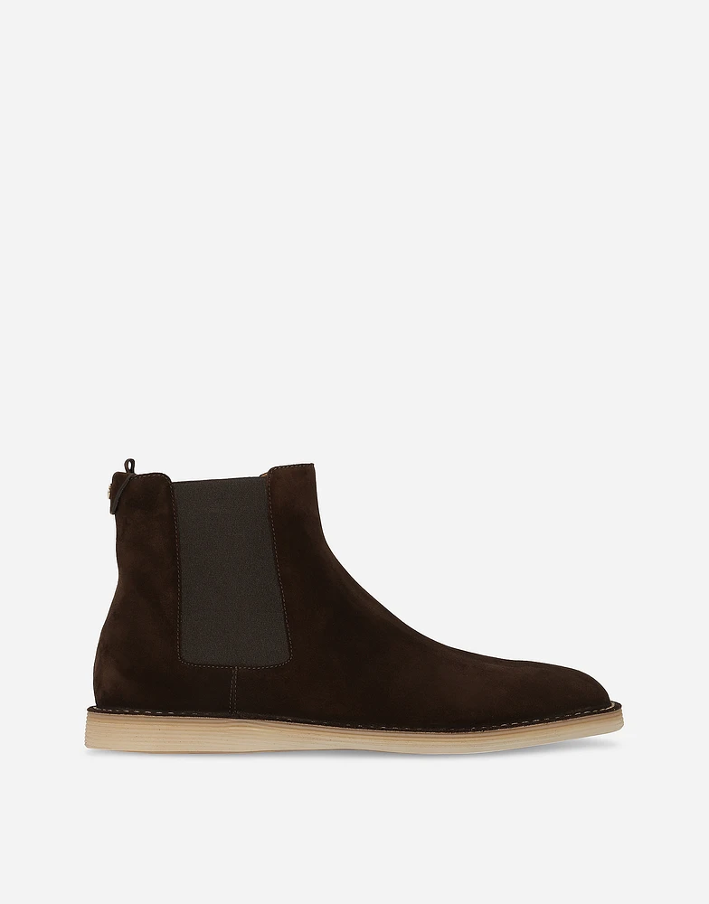 Suede ankle boots