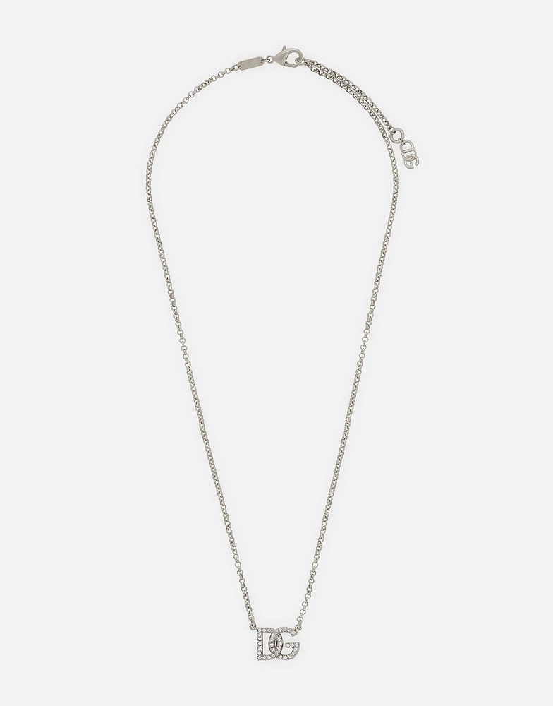 Fine link necklace with DG logo