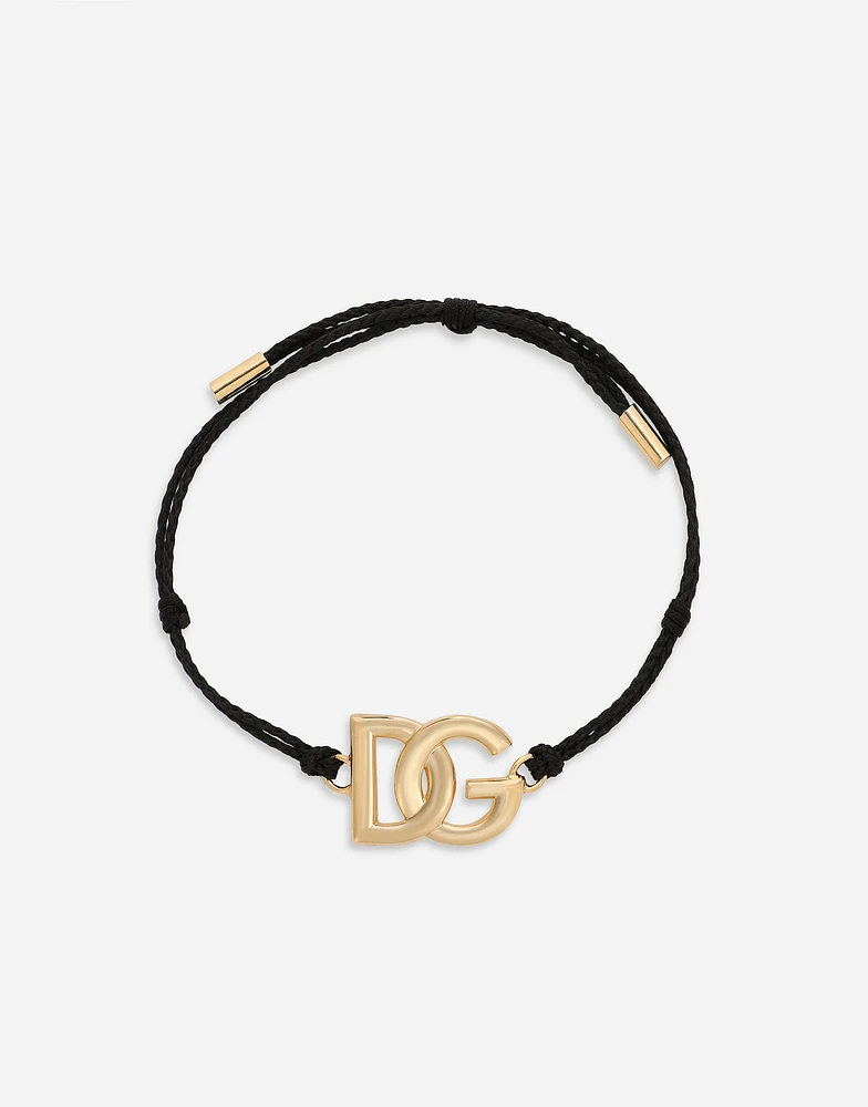 Cord bracelet with large DG logo