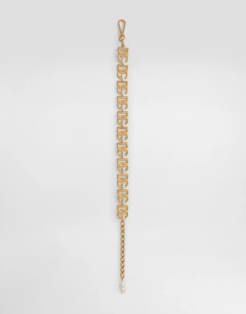 Chain belt with DG multi-logo