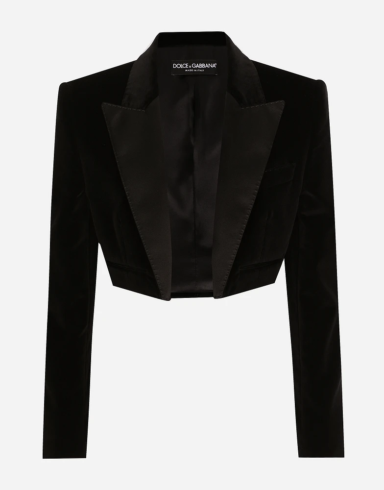 Velvet Spencer tuxedo jacket