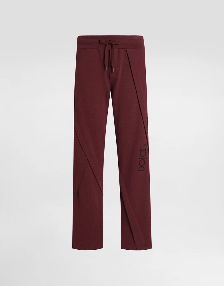 Stretch jersey jogging pants