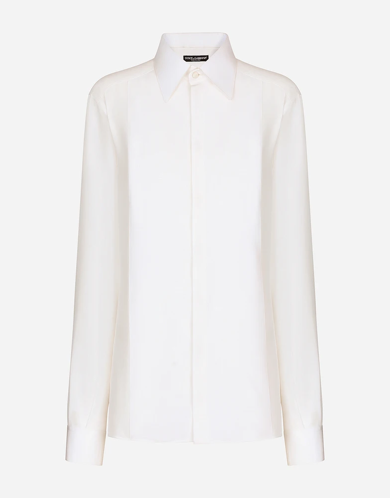 Silk crepe de chine shirt
