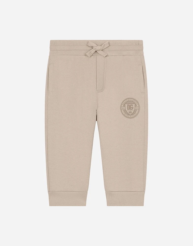 Jersey jogging pants with DG logo