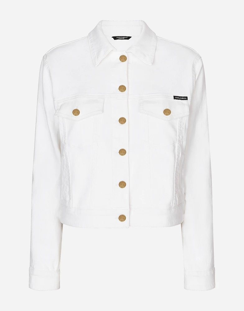 White denim jacket