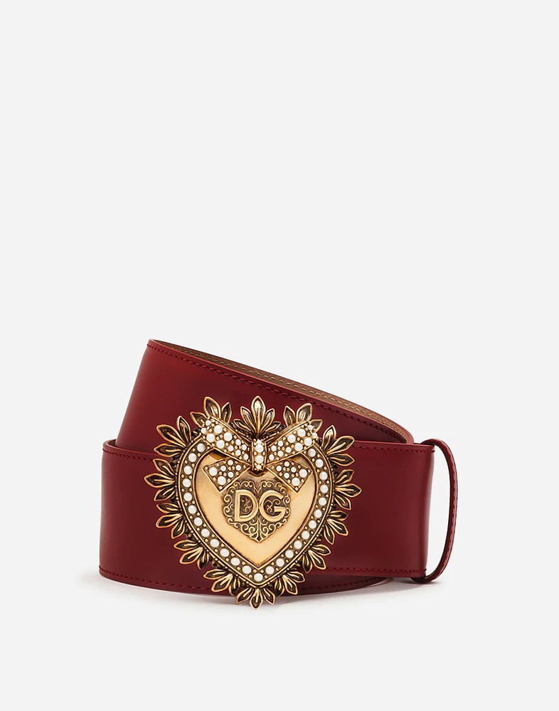 Luxury leather Devotion belt