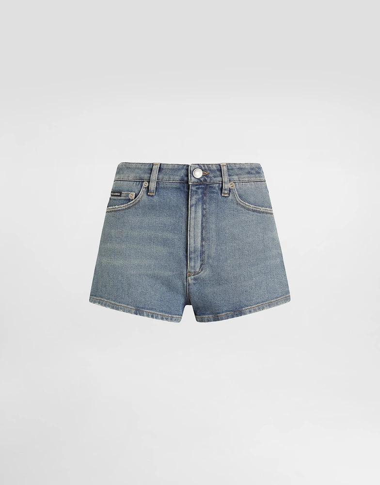 Denim shorts