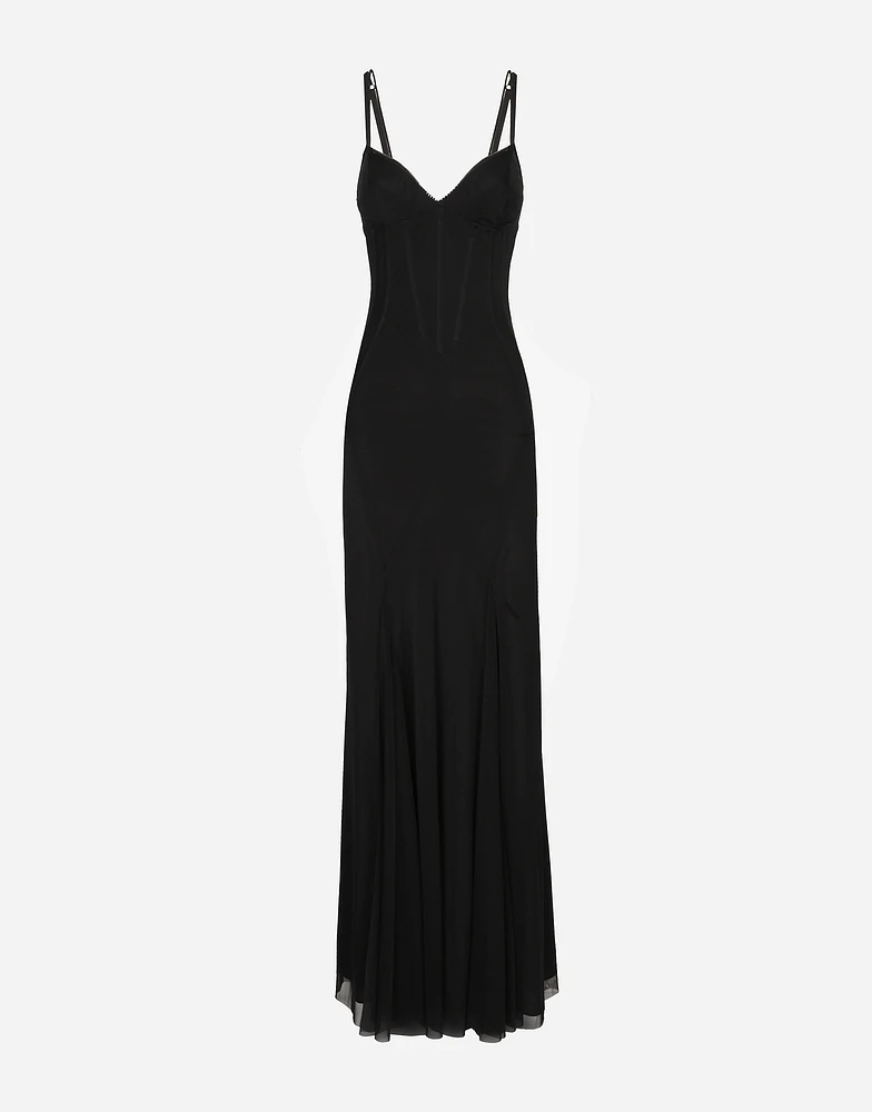 Long tulle dress