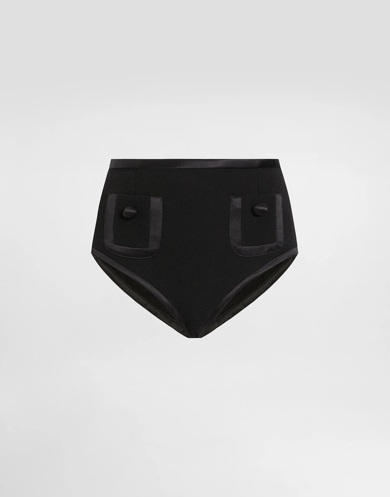 Woolen high-waisted panties
