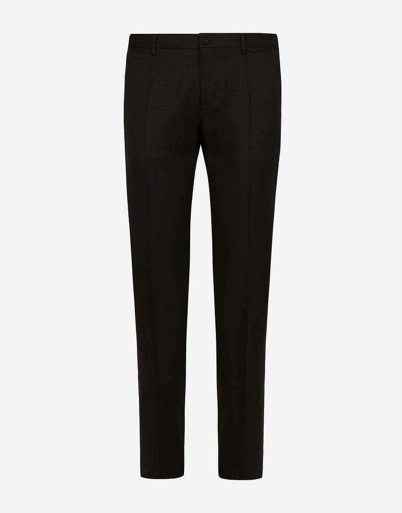 Stretch wool pants