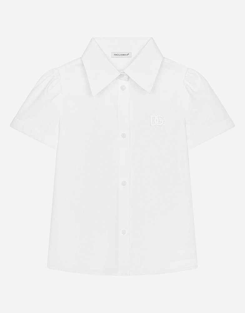 Cotton shirt with DG logo