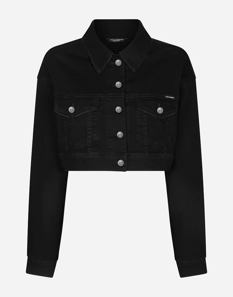 Short denim jacket