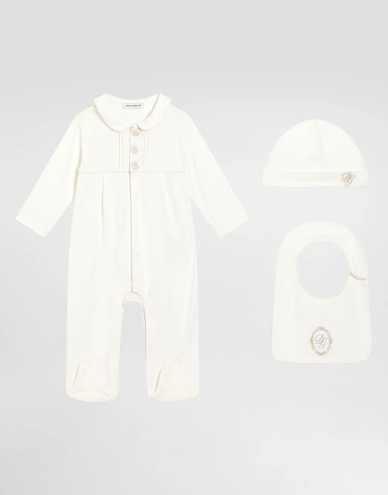 3-piece piqué and interlock gift set