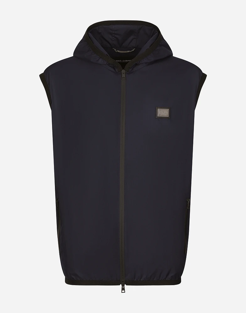 Hooded sports vest