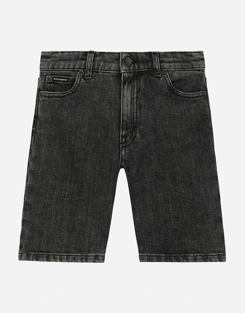 5-pocket denim shorts