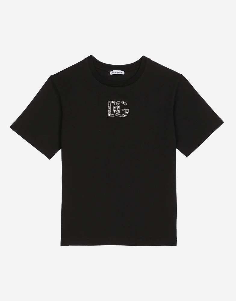 Jersey T-shirt with DG logo