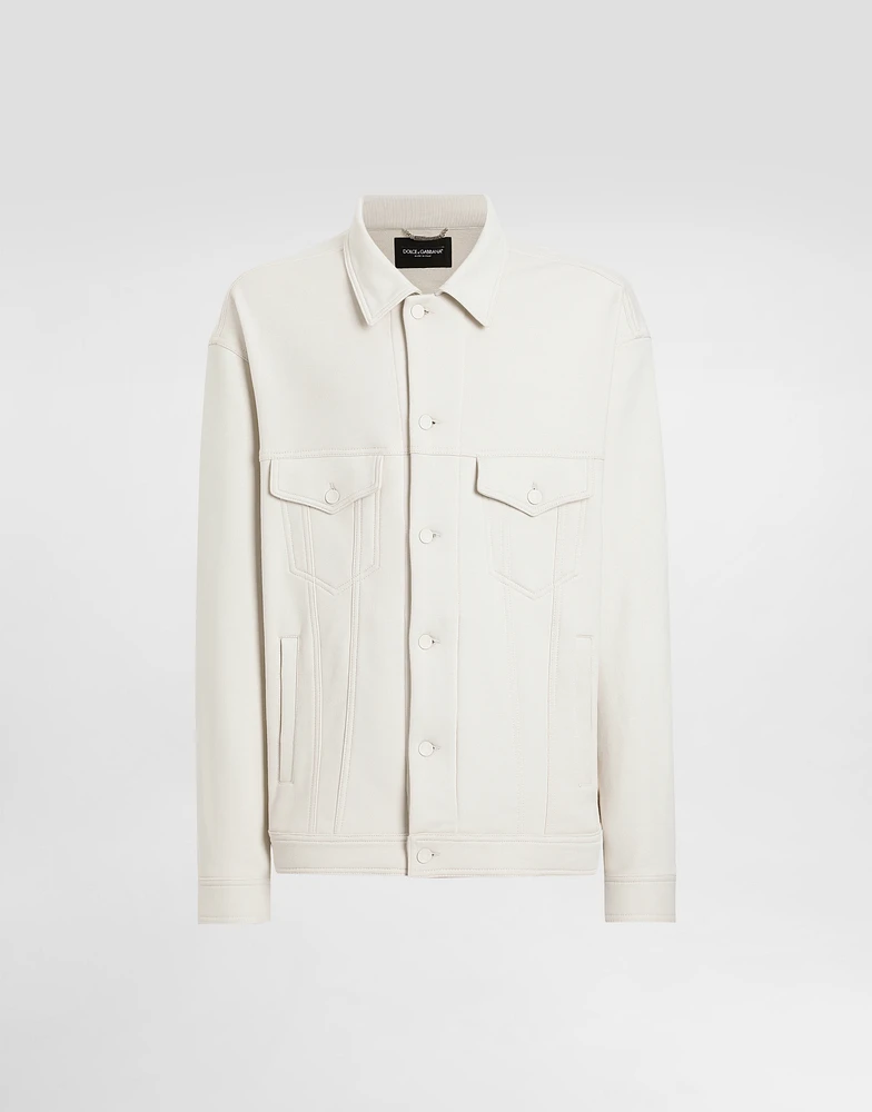 Cotton fleece jacket
