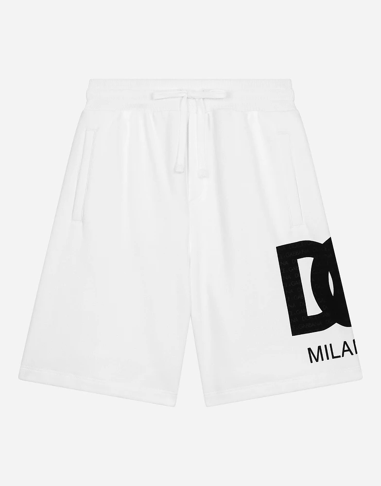 Jersey jogging shorts