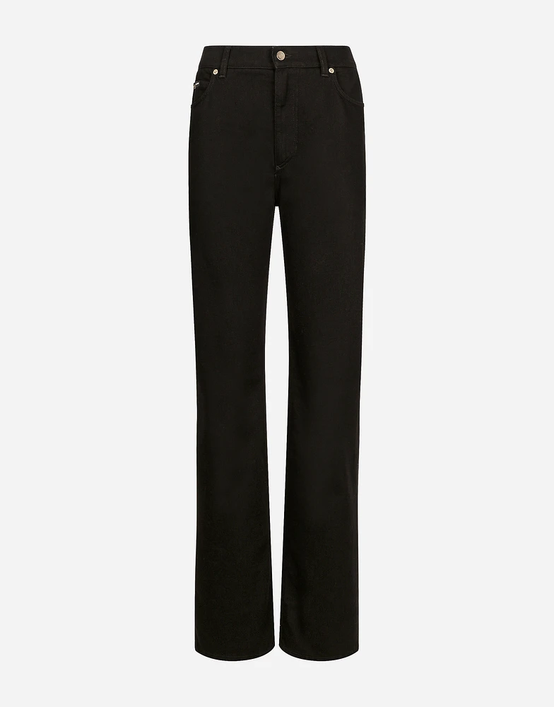 Loose denim jeans