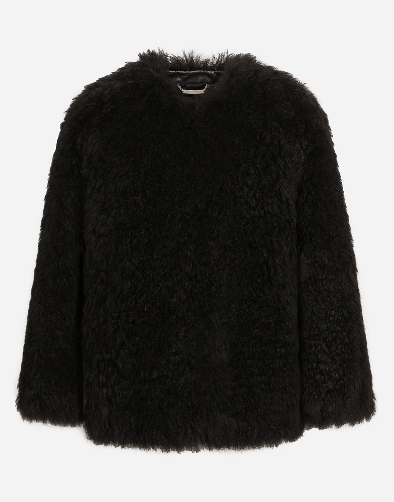 Goat hair cashmere jacket