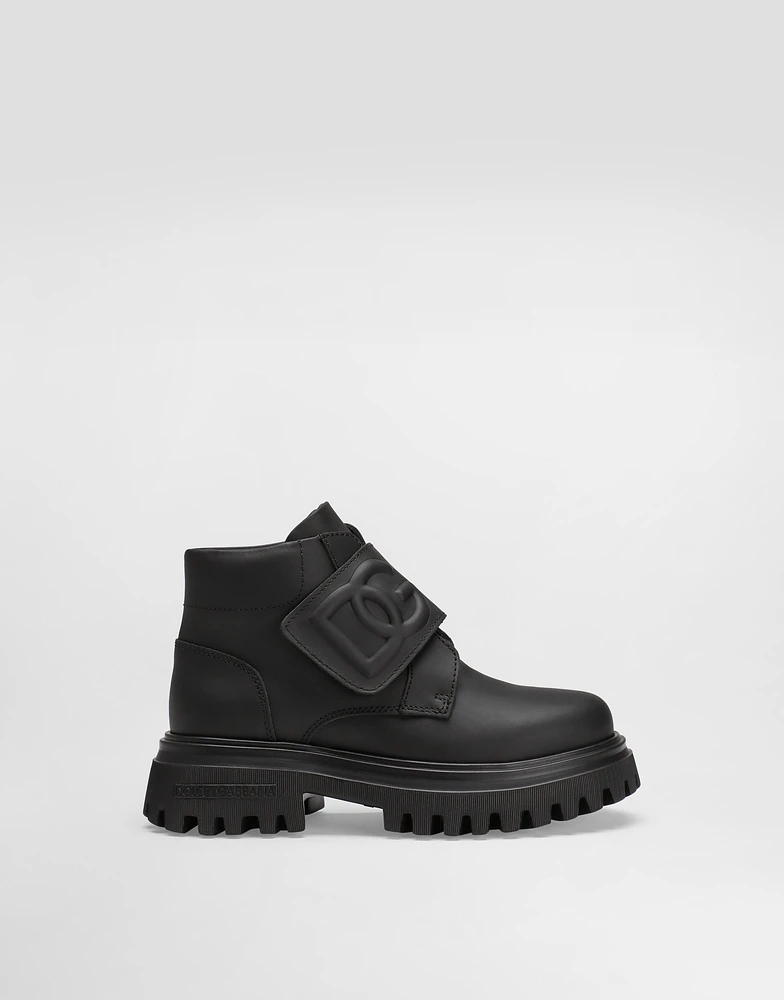 Nappa calfskin ankle boots