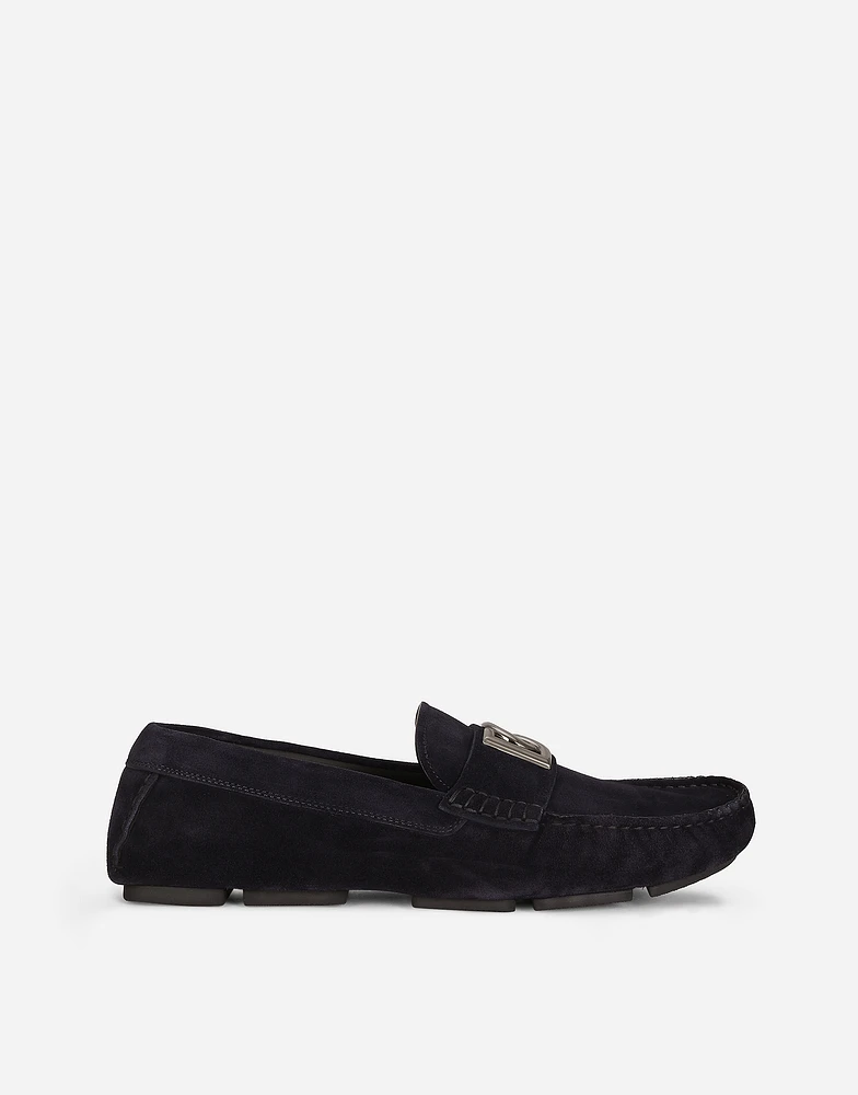 Suede driver shoes