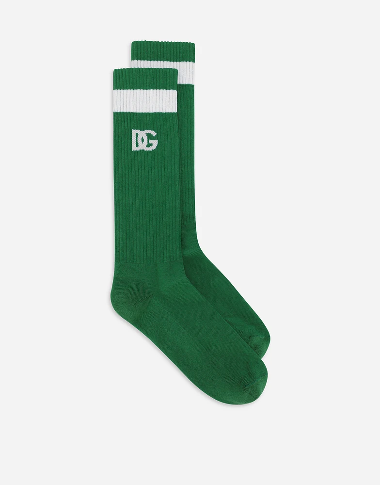 Ribbed socks with DG logo