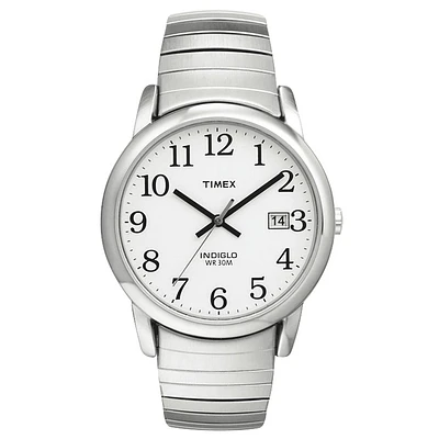 Montre Timex pour homme - Bracelet extensible en acier inoxydable. | Doucet Latendresse