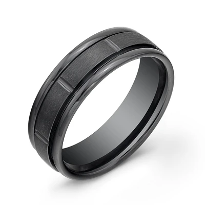 Men's band - Black titanium. Color: black | Doucet Latendresse