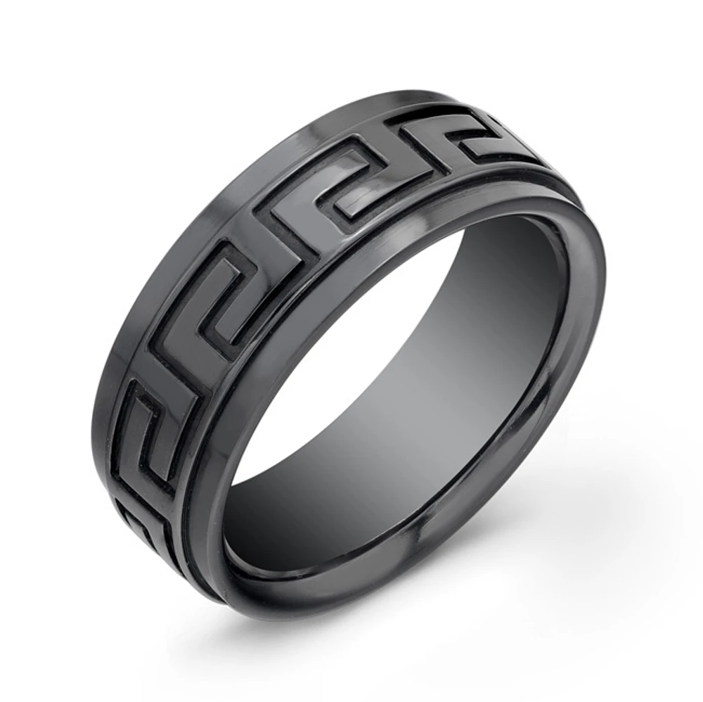 Jonc pour homme - Titane noir. Color: noir | Doucet Latendresse