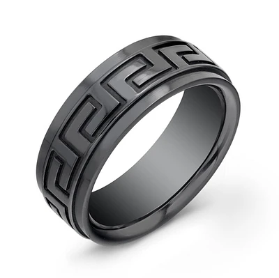 Men's band - Black titanium. Color: black | Doucet Latendresse