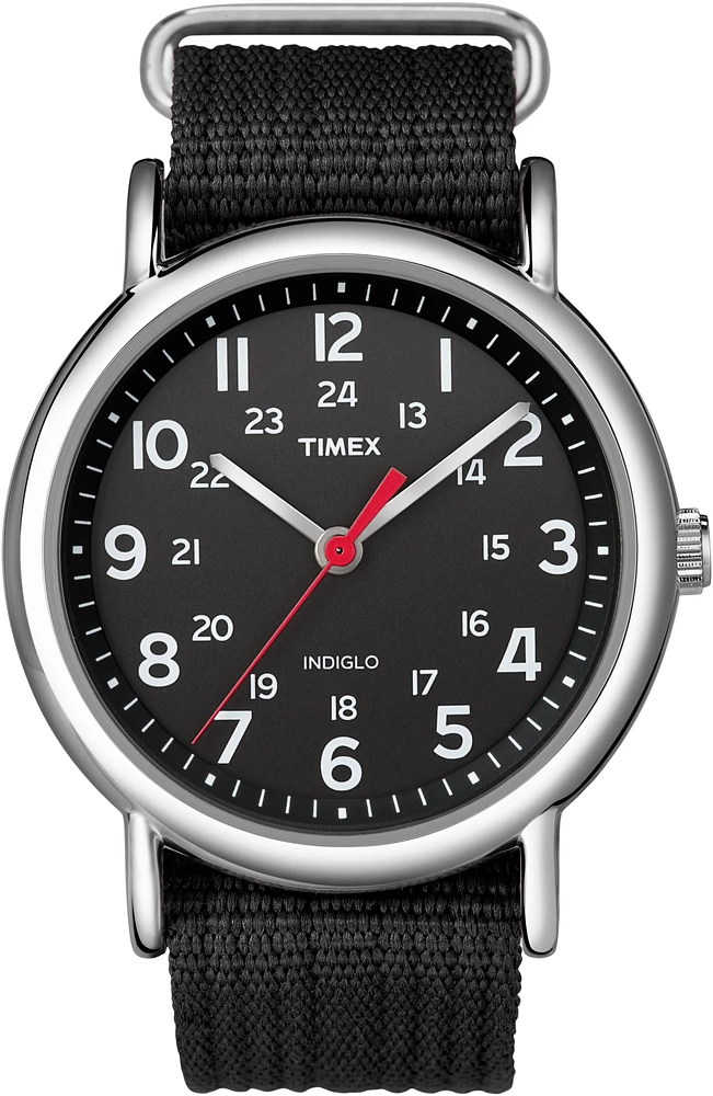 Timex watch for men - one piece slip-through nylon strap. | Doucet Latendresse