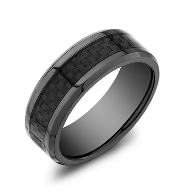 Men's band - Black titanium. Color: black | Doucet Latendresse