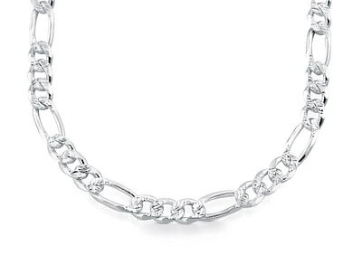 18'' Figaro chain - Sterling silver. Color: white | Doucet Latendresse