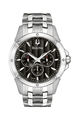 Bulova watch with quartz movement for men - Stainless steel. | Doucet Latendresse