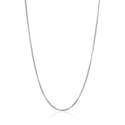 Chaîne de 20 pouces en acier inoxydable. Color: argent | Doucet Latendresse