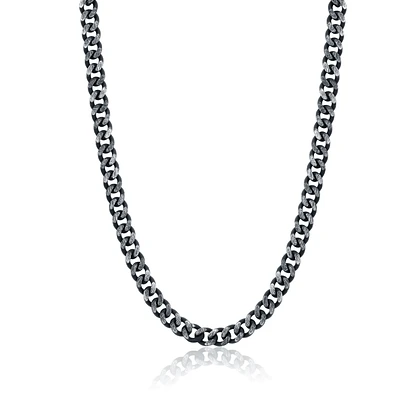 22'' Chain - Black stainless steel. Color: black | Doucet Latendresse