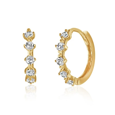 Boucles d'oreilles huggies pour femme