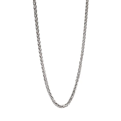 Chain 18'' for woman - Sterling silver. Color: silver | Doucet Latendresse