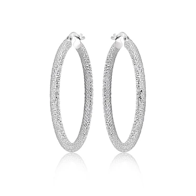 BOUCLES D'OREILLES ANNEAUX POUR FEMME
