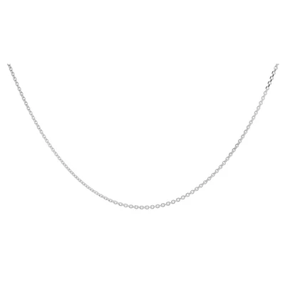 Chain 14'' for woman - Sterling silver .925. Color: silver | Doucet Latendresse