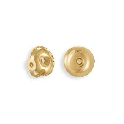 Fermoir papillon vissé  14K ( le prix par unité). Color: jaune | Doucet Latendresse