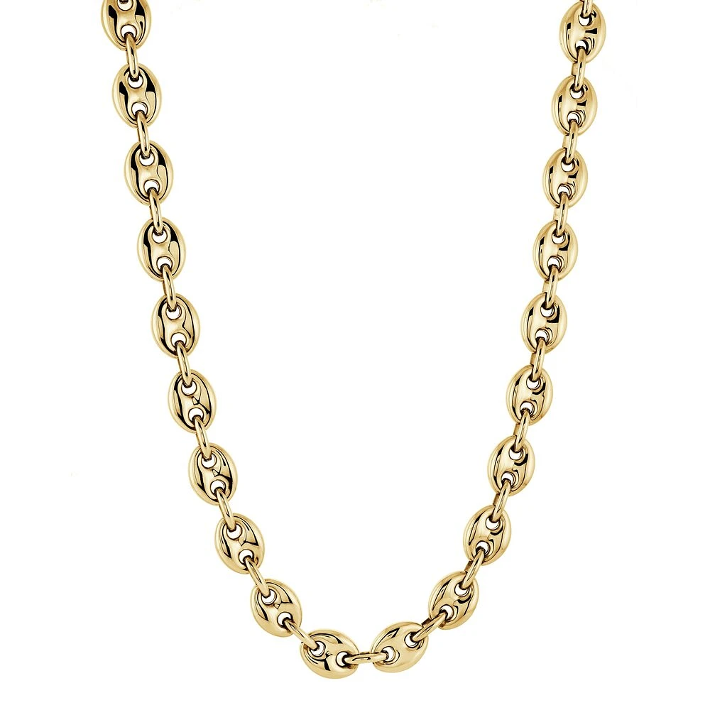 Chaîne en acier inoxydable Marina pour femme 22
