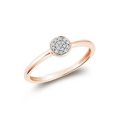 Solitaire ring in 10k gold and 5 Pts diamond. Color: | Doucet Latendresse