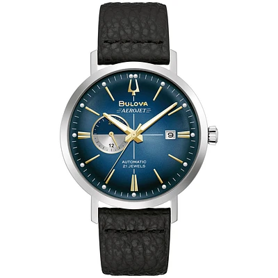 Bulova Chronograph Automatic Blue Sunray Dial Montre pour homme | Doucet Latendresse